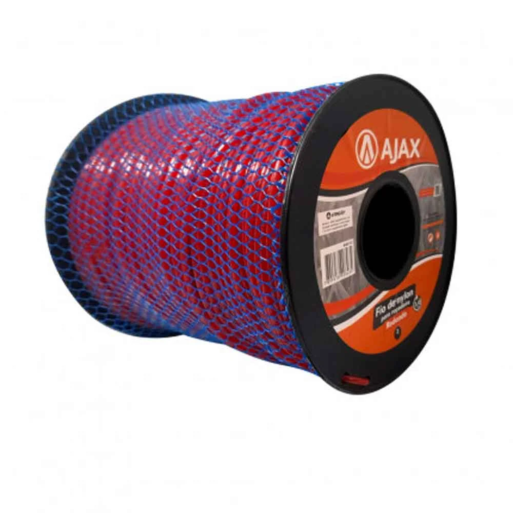 Fio De Nylon Para Roçadeira 3.0mm 2kg Redondo Ajax